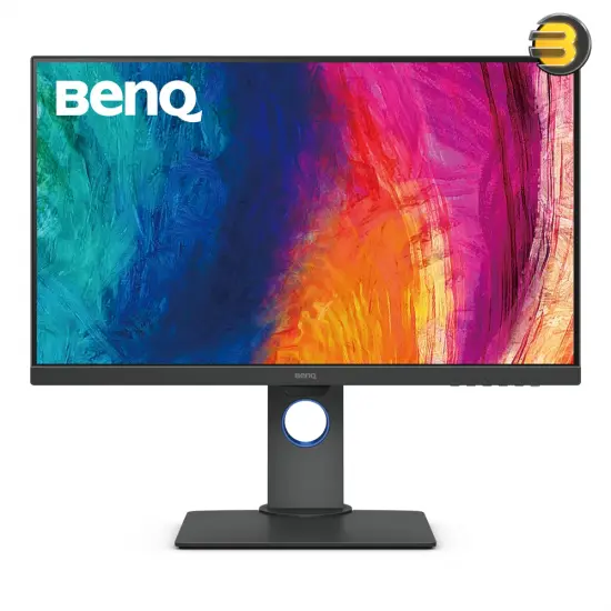 BenQ Designer Monitor PD2705Q, 27-inch IPS LED Panel, QHD 2K Resolution, 60Hz, 100% sRGB, HDR10, KVM Switch, USB-C Charger, 1 x HDMI, 2 x DP, 4 x USB 3.1
