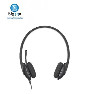 Logitech H340 Stereo USB Headset for Windows and Mac