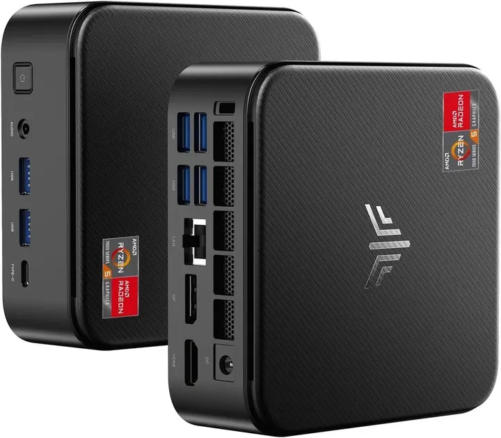 NiPoGi E3B Mini PC, AMD Ryzen 7 7735HS 7730U 32GB LPDDR5 512GB 1TB SSD Win11 Pro