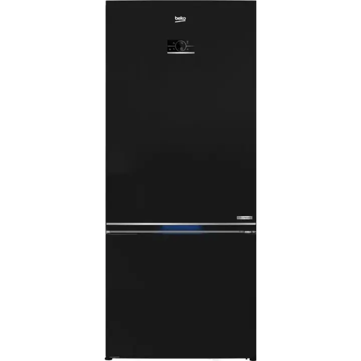 بيكو ثلاجة نو فروست 590 لتر 2 باب بفريزر سفلي لون أسود RCNE590E35ZB