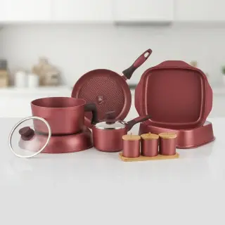 طقم حله تيتانيوم 18 قطعه