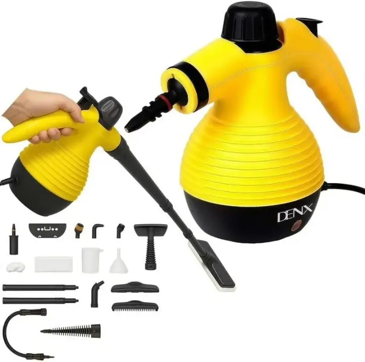 DENX DX2911 Handheld Steam Cleaner, 1200W, 300kPa High Pressure, 350ml Tank, 14-in-1 Multi-Purpose