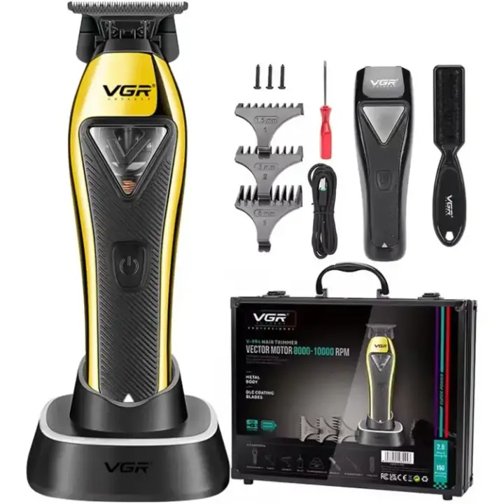 VGR V-994 - ماكينة حلاقة كهربائية احترافية. قابله للشحن للرجال
