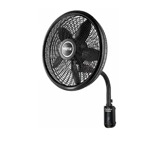 Prifix Jumbo Wall Fan 21 Inch With Remote Control - 3 Speed - 5 Blades - Black - WFJ211