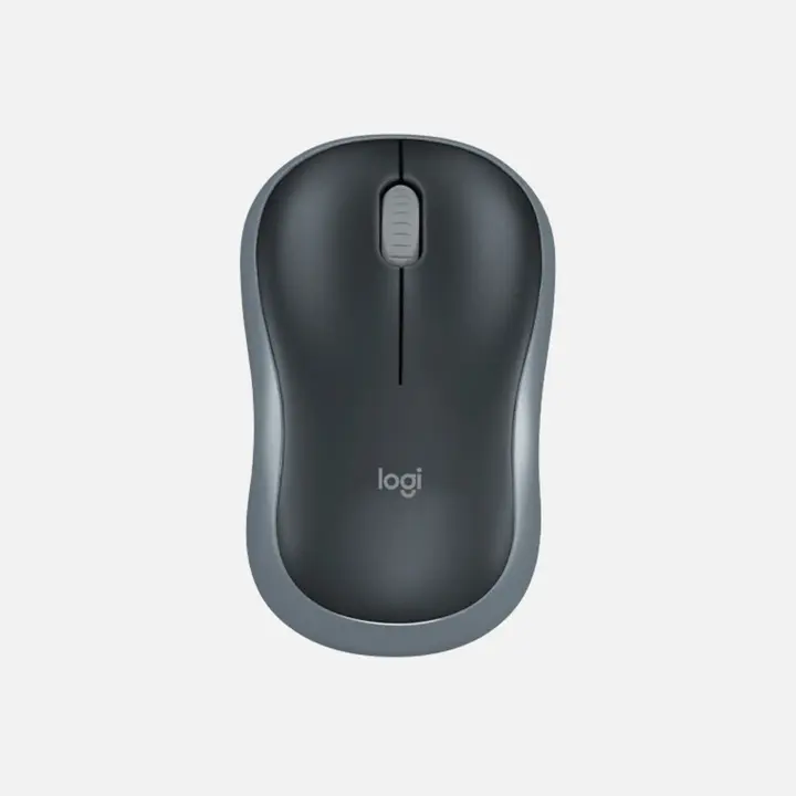 LOGITECH M185 Wireless Mouse, SWIFT GREY, EWR2