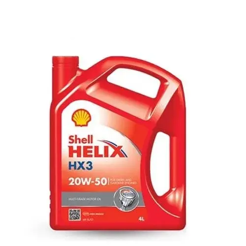 زيت محرك شل هيليكس hx3 احمر 20W-50، 4 لتر
