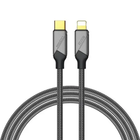 Cable Recci RS18CL Type-C to Lightning- 30W, ١.٥ متر كابل شحن طويل