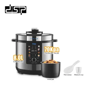 حلة ضغط كهربائية DSP kb5037 متعددة الوظائف 8 لتر, 1350 وات