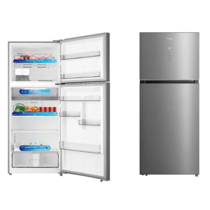 Midea Fridge 2D 379L Inverter Steel Gray MDRT533MMN46DO