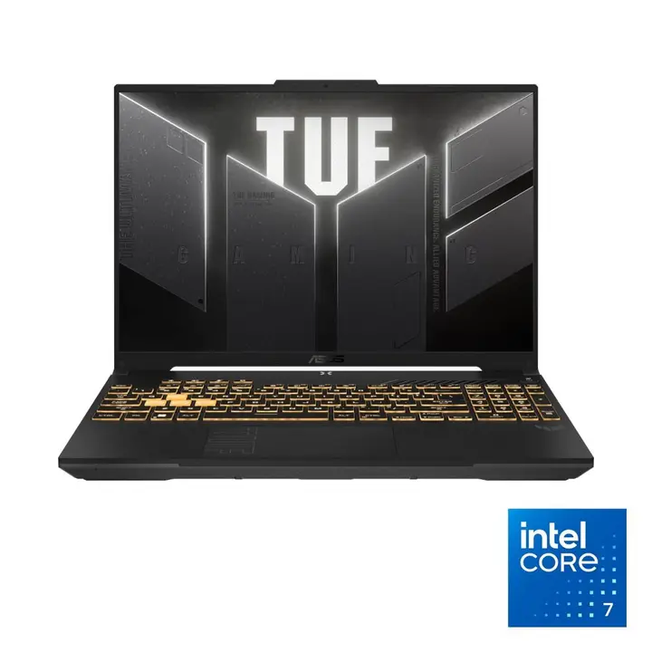 ASUS TUF Gaming F16 FX607VU-RL167W Laptop - Intel® Core™ 7-240H - 16GB - 512GB SSD - NVIDIA® GeForce RTX™ 4050 6GB - 16" FHD+ 144Hz - Win11 - Jaeger Gray