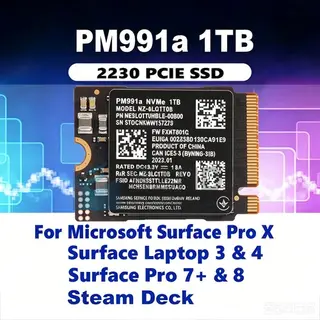 NEW SAMSUNG PM991A M.2 2230 SSD 1TB NVMe PCIe For Microsoft Surface Pro X Pro 7+