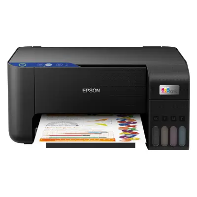Epson EcoTank L3211 All-in-One Ink Tank Printer, Print, Scan, Copy, Ultra-Low Cost, 5760 DPI, USB