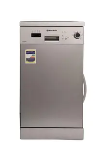 غسالة اطباق وايت بوينت ، سعة 10فرد ، فضي - WPD 105 DS