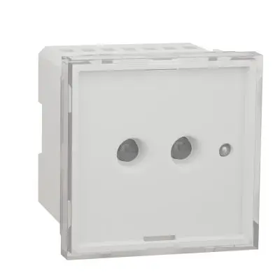 Schneider NU3776 Emergency light, New Unica, 230V, 2 modules, white