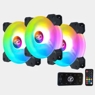 Techno Zone F-3000 ARGB Fan Kit With Controller box up to 10 fans + Remote Control