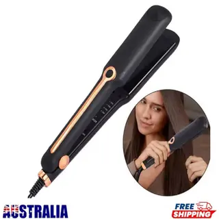 Hair Straightener Professional Ceramic Flat Iron Negative Ion Wide Plate Tempera