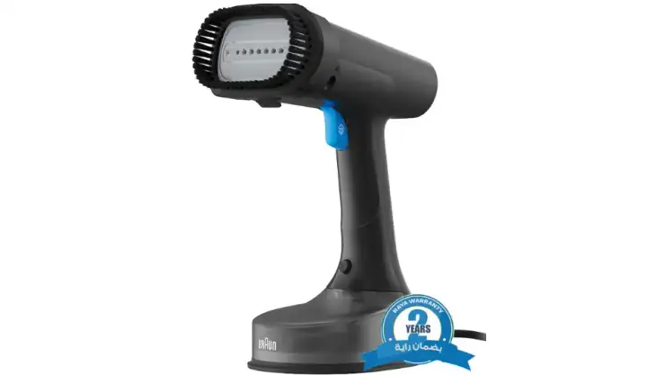 مكواة ملابس بخار محمولة براون كويك ستايل 5 ، 1200 وات ، 150 ملي ، أسود - GS5031BL ، ( بضمان راية )