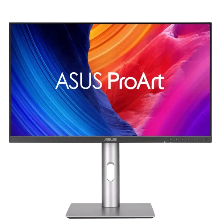 ASUS ProArt Display PA278QGV Gen2 27" QHD IPS Professional Monitor, 120Hz, 95% DCI-P3 Light Sync, ergonomic stand, VESA MediaSync, Green Sustainability, Grey