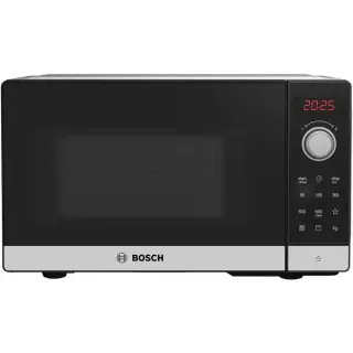 Bosch FEL023MS1 Microwave, 800 Watt, 20 Liters, Black Grey