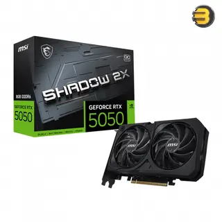 MSI GeForce RTX 5050 8G SHADOW 2X OC - 8GB Dual Fan Graphics Card