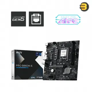 MSI PRO B860M-E - LGA 1851 DDR5 Micro-ATX Motherboard