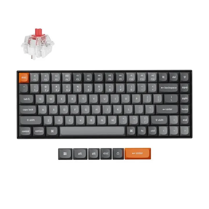 Keychron K8 Max QMK Kabellose Mechanische Tastatur, QWERTY US, K8M-A1, Red