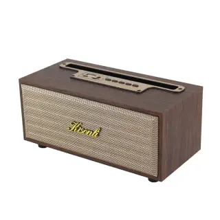 Kisonli G12A Wooden Retro Classic Outdoor Wireless BT Speaker - Wood, Bluetooth, Auxiliary, USB