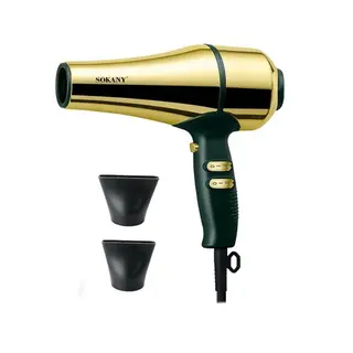 Sokany Hair Dryer Stainless 3600 Watt - Black* Gold - SK14033