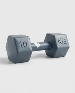 دمبل قطعة واحدة وزن 10KG ، ( مصري ) دمبل رياضي للتمارين المنزلية والجيم، وزن ثابت بقبضة مريحة، مناسب لتمارين القوة واللياقة وشد العضلات،