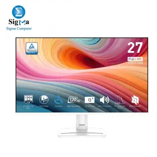 MSI PRO MP275W E2 27 Inch FHD (1920 x 1080), IPS, 120Hz, Free Sync, Gaming Office Monitor