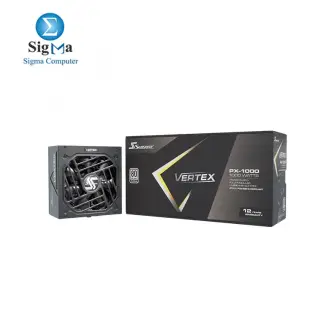 SEASONIC Vertex PX-1000 1000W Atx 3.1 80 Plus Platinum Fully Modular Hybrid Fan