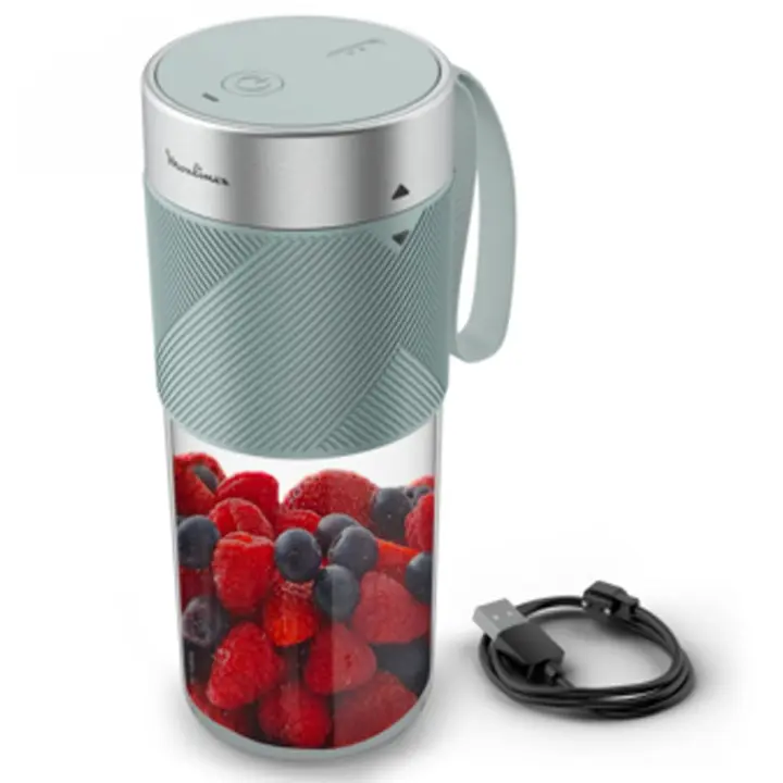 Moulinex Lightmix Portable Blender 300 Ml - Eucalyptus - LM1C0410