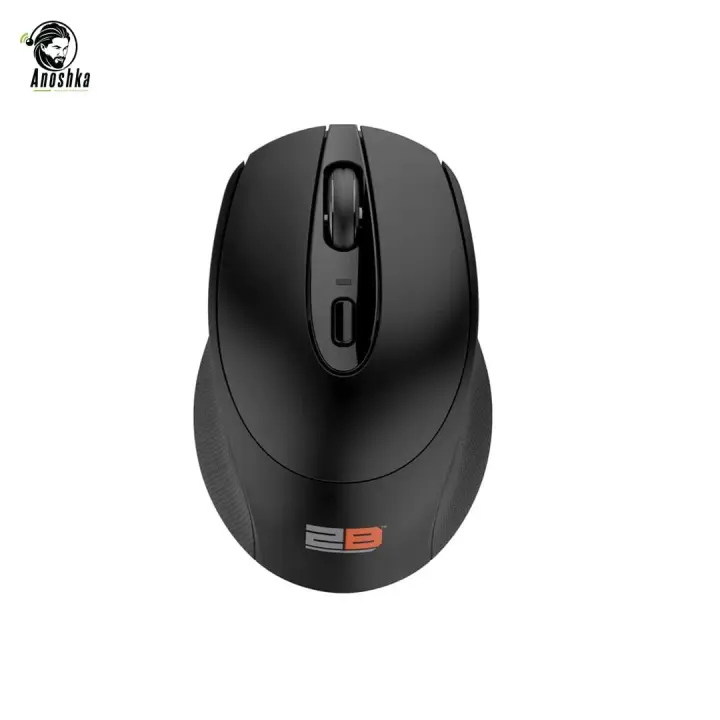 2B Dual Mode BT 2.4GHz Rechargeable Mouse MO186, Smart, Comfortable, and Efficient