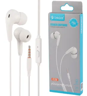 HEADPHONE CELEBRAT G26 WHITE, سماعة رأس سيليبرات G26 أبيض