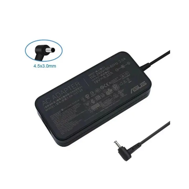 ASUS Laptop Charger 120Watt - 6.32A - 19V - 4.5×3.0mm - Pin Socket - PA-1121-28