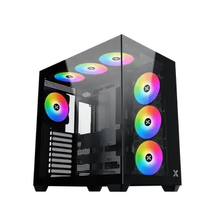 XIGMATEK AQUA V Type C AIR ARGB 7xARGB Fans Gaming Case + XIGMATEK THOR T850M V3 850W 80+ Bronze ATX 3.1 PCIE 5.1 Full Modular Power Supply