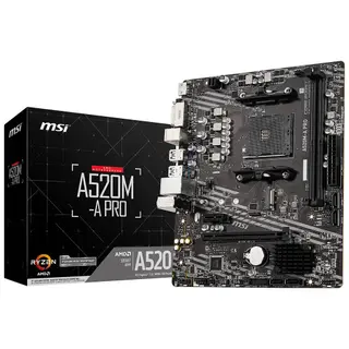 مازر بورد ام اس اى A520M-A PRO سوكيت معالج AM4