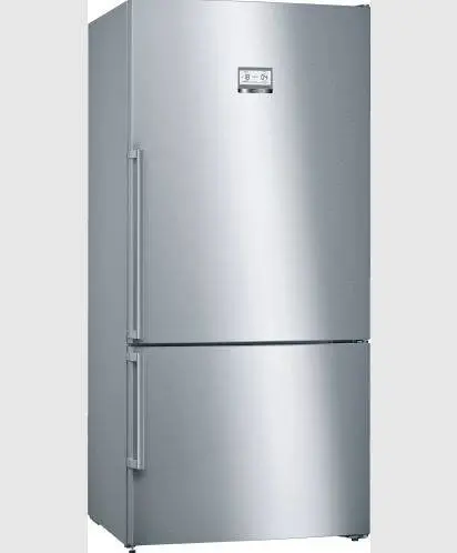 BOSCH- Free-Standing Fridge-Freezer with freezer at Bottom- NoFrost- 682 L -Inox- KGN86CI3E8