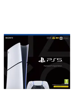 PlayStation 5 Digital Edition (Model Group - Slim) 825GB Console with DualSense Controller