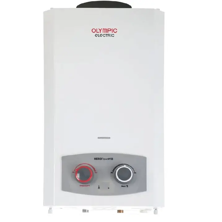 Olympic Gas Water Heater 10 liter Digital With Chimney Gas tube - OYG10113WL