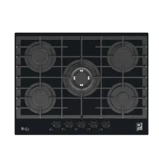 HPT713G, Gas Hob 5 Eyes Heavy Duty Grids