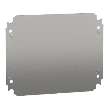 NSYMM3025 | لوحة تركيب عادية H300xW250mm مصنوعة من صفائح الفولاذ المجلفنة