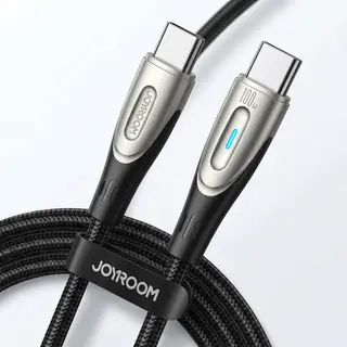 كابل جوي رووم (SA27) USB-C إلى USB-C, شحن سريع 100 وات، طول 1.2 متر