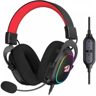 Redragon H510 Zeus-X RGB Wired Gaming Headset, 7.1 Surround Sound, 53MM Audio Drivers in Memory Foam Ear Pads w/Reliable Fabric Cover