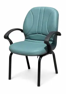 كرسي مكتب جلد للموظفين Arkan COMFY, Office Chair mid-back-fixed