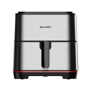 SHARP Air Fryer 1650 Watt 7 Liter Electronic Touch Screen Glass Panel Stainless KF-AF70RT-ES2