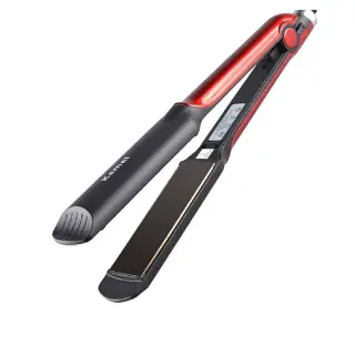 KM-531 Hair Straightener - Black/Red