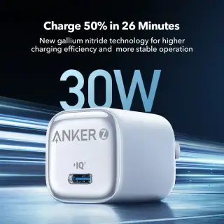 ANKER Zolo A2698 30W GaN USB-C Fast Charger