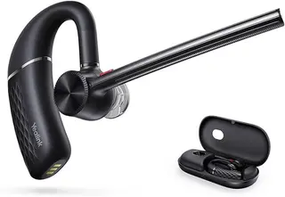 Yealink BH71 Bluetooth Headset, Wireless Earbuds with Noise Cancelling Microphone, Teams and UC Compatible, Connect to Mobile Phone/Tablet PC, Mono Headphones for Business, Office, Trucker