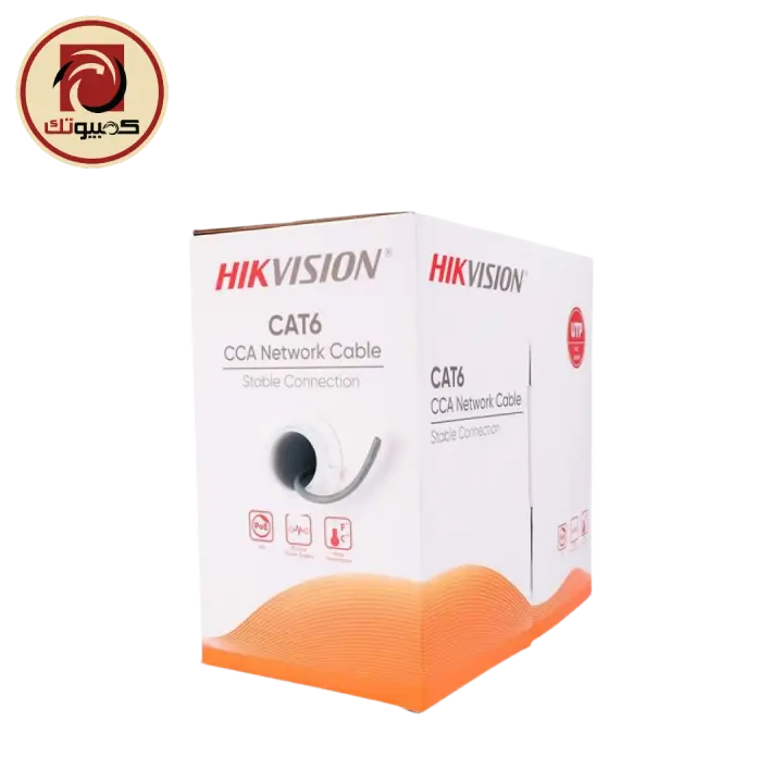 Hikvision DS-1LN6UU/CCA CAT6 UTP Network Cable 305M Roll, 23AWG Copper Clad Aluminum (CCA)